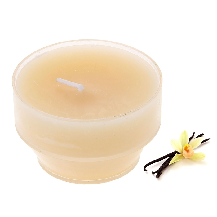 Свеча восковая плавающая "Тропический остров", аромат ваниль