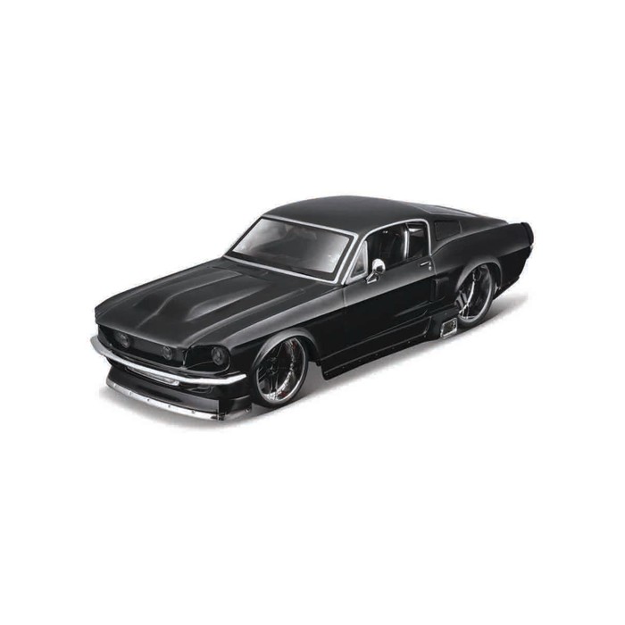 

Машинка Maisto Die-Cast 1967 Ford Mustang GT, с отвёрткой, 1:24, цвет чёрный
