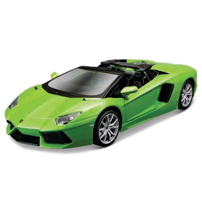 Машинка Maisto Die-Cast Lamborghini Aventador LP 700-4 Roadster, с отвёрткой, 1:24, цвет зелёный сборная модель машины 1 24 lamborghini aventador lp 700 4 roadster spal зеленая maisto