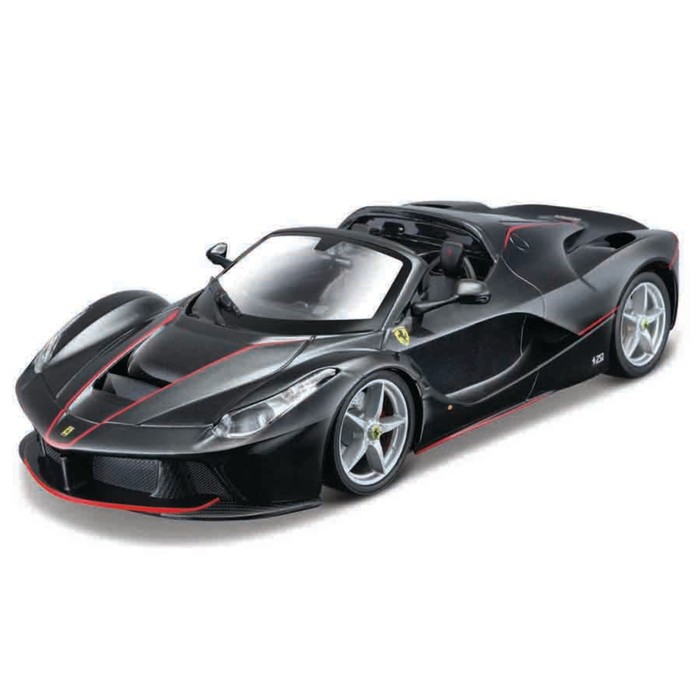 Машинка Maisto Die-Cast LaFerrari Aperta, с отвёрткой, 1:24, цвет чёрный машинка maisto die cast ferrari fxx k с отвёрткой 1 24 цвет красный с принтом