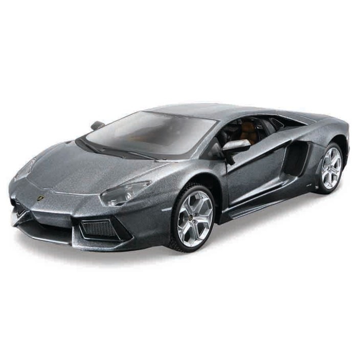 Машинка Maisto Die-Cast Lamborghini Aventador LP 700-4, с отвёрткой, 1:24, цвет серый maisto 1 24 lamborghini aventador roadster highly detailed die cast precision model car model collection gift