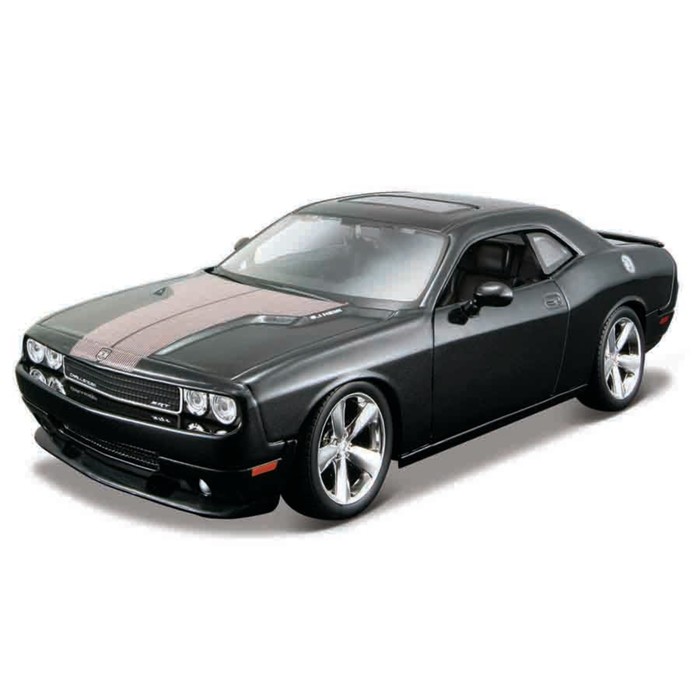 

Машинка Maisto Die-Cast 2008 Dodge Challenger SRT8, с отвёрткой, 1:24, цвет чёрный