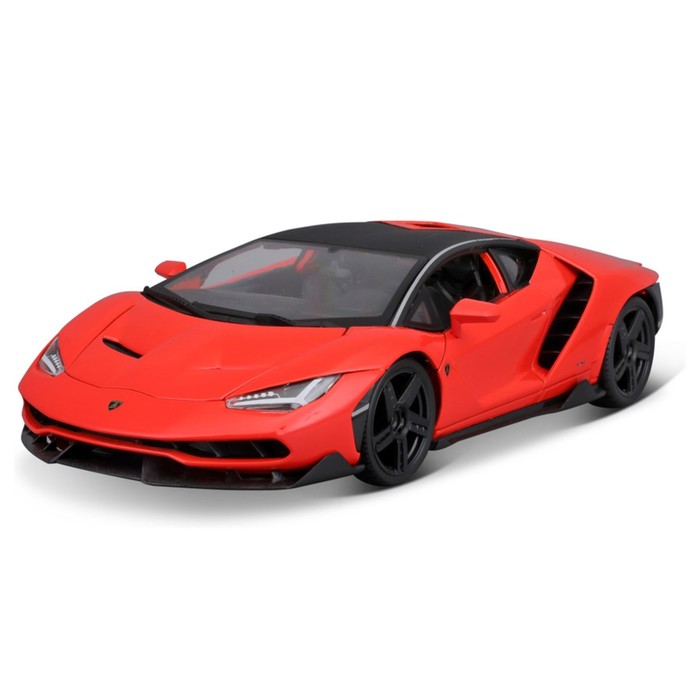 Машинка Maisto Die-Cast Lamborghini Centenario, открывающиеся двери, 1:18, цвет светло-зелёный maisto 1 18 lamborghini centenario lp770 4 sports car static die cast vehicles collectible model car toys