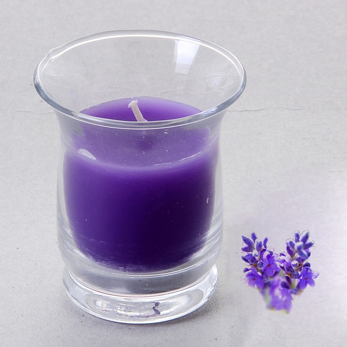 Свеча восковая "Романтика", аромат лаванда