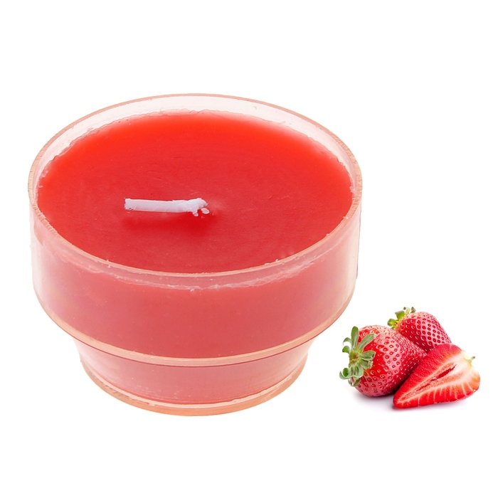 Свеча восковая плавающая "Тропический остров", аромат клубника