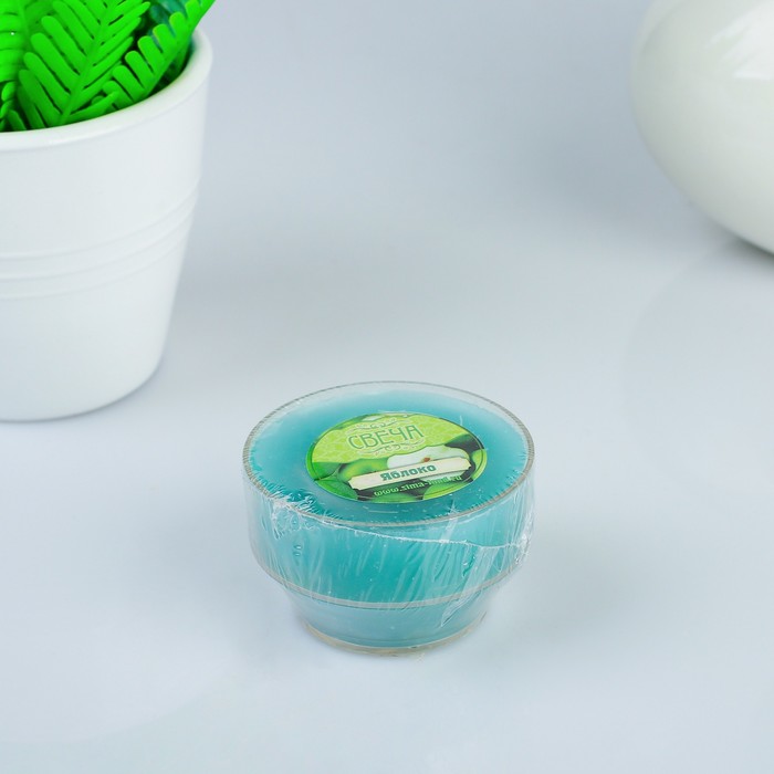 Свеча восковая плавающая "Тропический остров", аромат яблоко