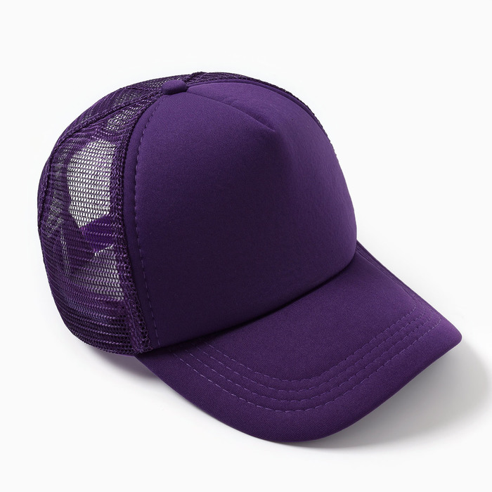 цена Бейсболка, цвет фиолетовый, размер 56-58
