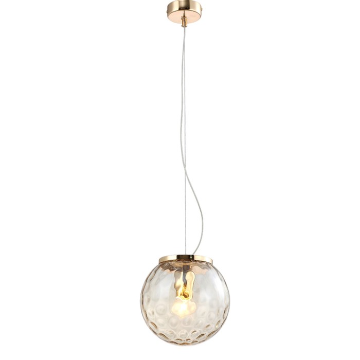 

Светильник подвесной Crystal Lux, Mayo 0940/201, E27, 1х60 Вт, 20х20х20 см, цвет золотой