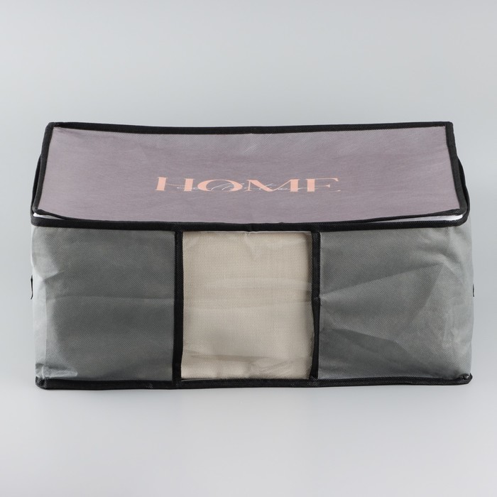 Короб для хранения с pvc-окном Home collection, 30 х 45 х 20 см