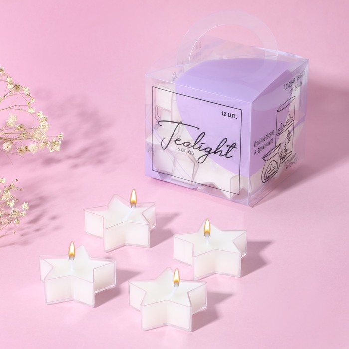 Чайные свечи «Для атмосферы», 12 шт. свечи чайные gipfel lotus 51385 12 предметов