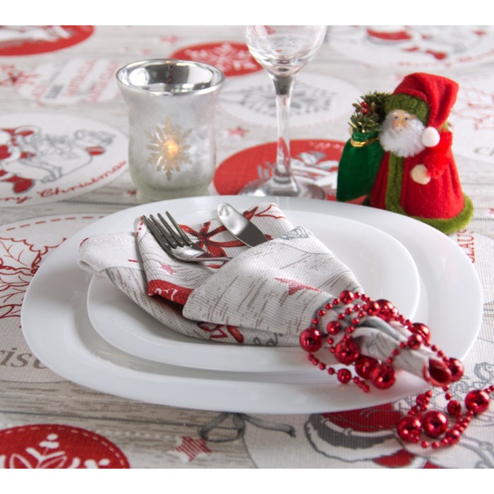 Кухонный набор «Рождество»: фартук, прихватка, салфетка