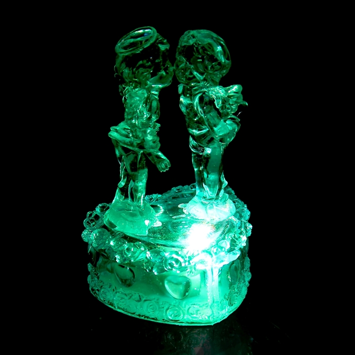 Сувенир "Малыши на сердце" со светом, МИКС