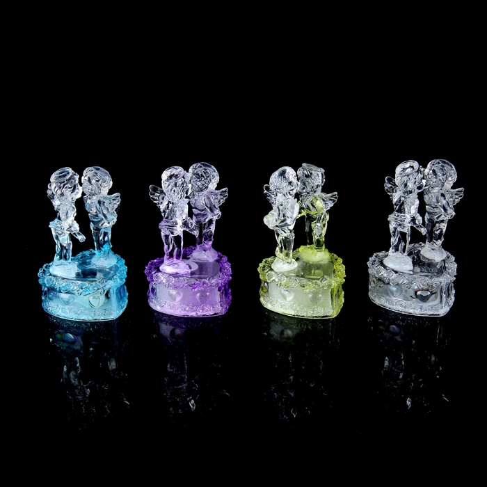 Сувенир "Малыши на сердце" со светом, МИКС