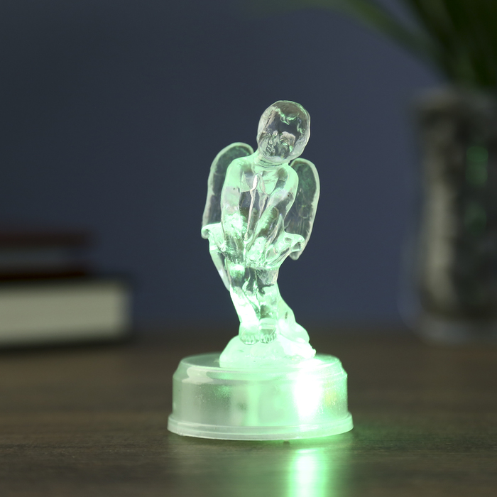 Сувенир "Ангелок" со светом, МИКС