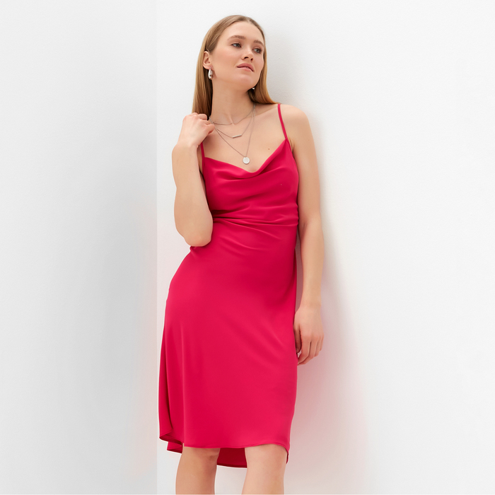 цена Платье женское мини MINAKU: Casual Collection цвет розовый, р-р 42
