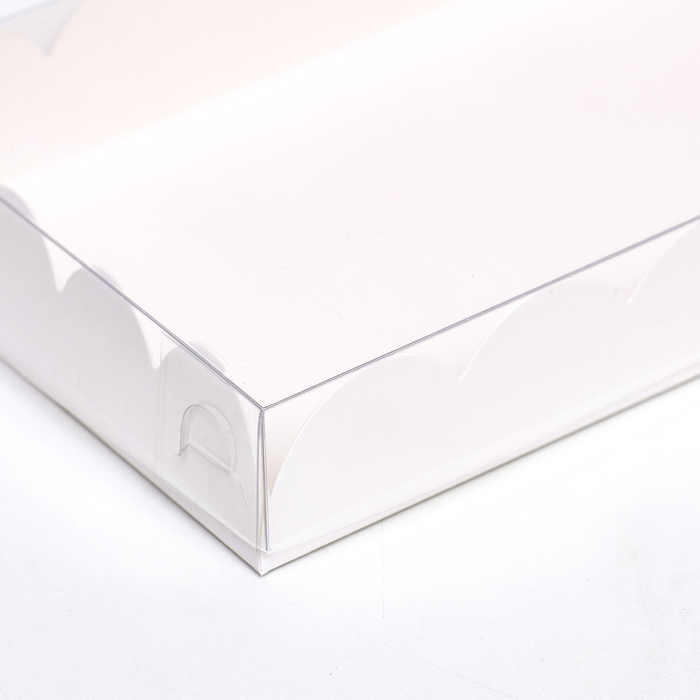 

Коробочка для печенья белая, 10,5 х 20 х 3 см набор 5 шт.