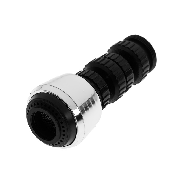 Аэратор ZEIN Z3600 поворотный на шарнире 2 режима хромчерный 95₽