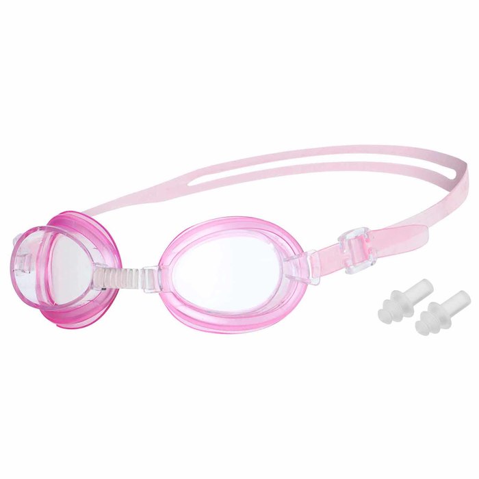 Очки для плавания детские «На волне» «Единорог», беруши, цвет розовый