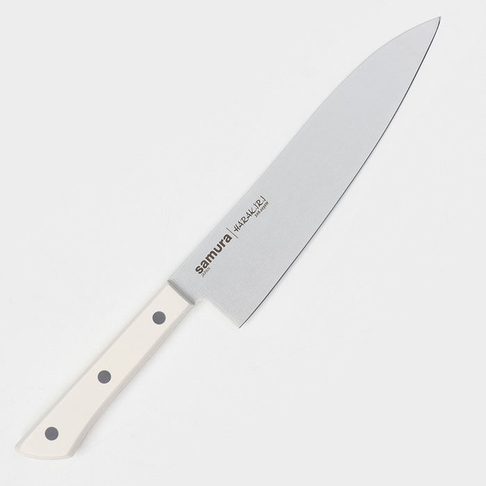 Нож кухонный Samura HARAKIRI, сантоку, лезвие 20 см нож кухонный alfa сантоку 16 9 см saf 0095 k samura
