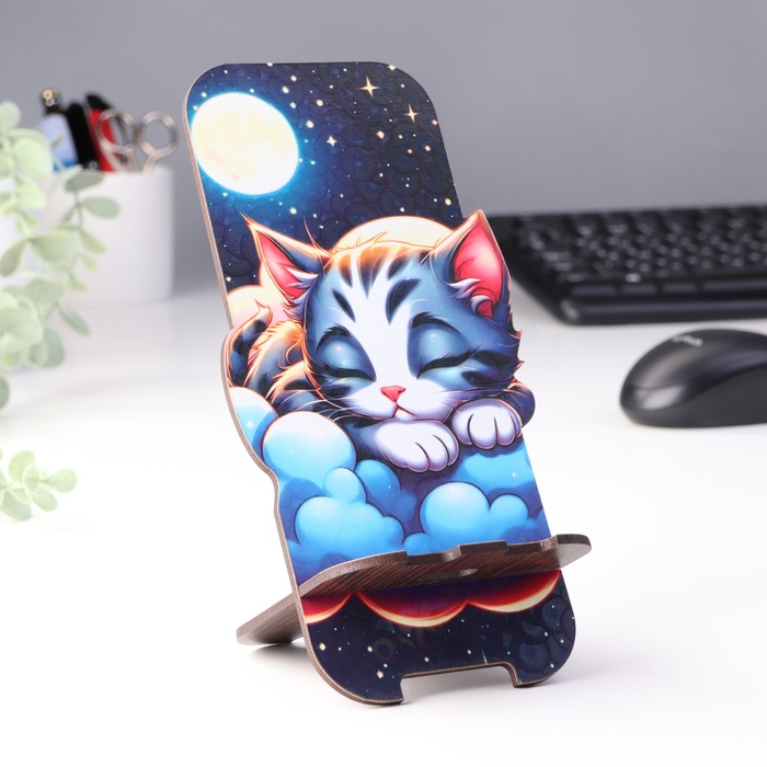 

Подставка под телефон "Котёнок"