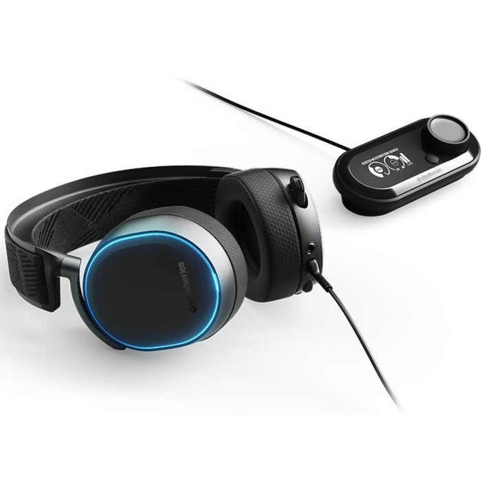 цена Наушники с микрофоном Steelseries Arctis Pro + GameDAC черный 3м мониторные USB оголовье (6 102947