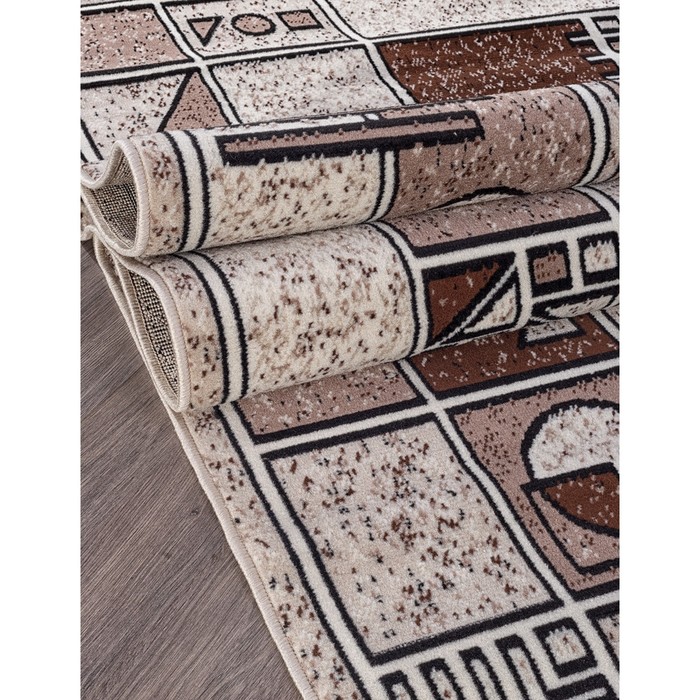 

Ковёр прямоугольный Gavana albina 3, размер 80x150 см, цвет beige