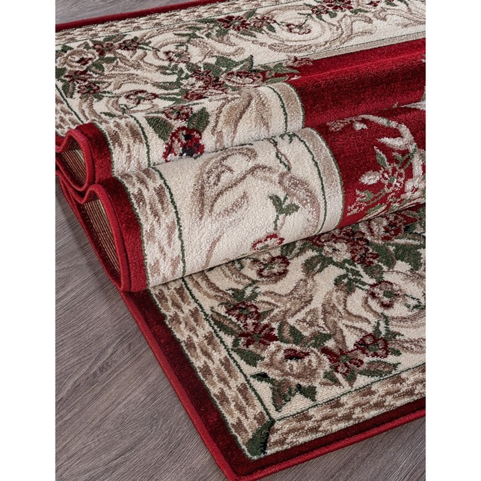 

Ковёр прямоугольный Colizey d057, размер 80x150 см, цвет red