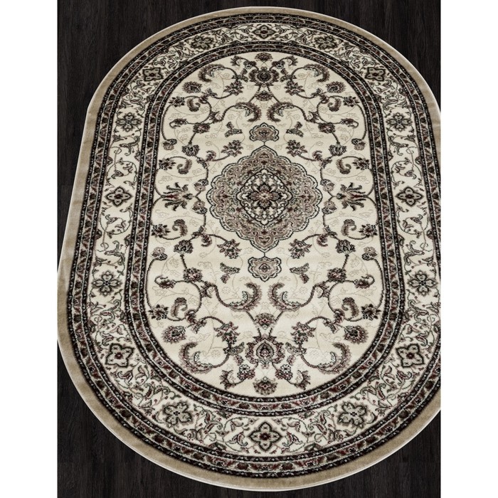 

Ковёр овальный Colizey d389, размер 80x150 см, цвет beige