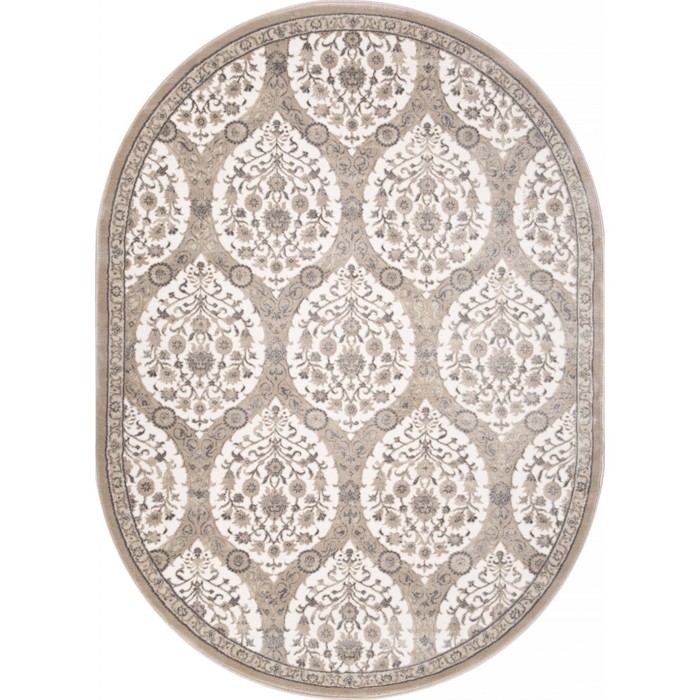 

Ковёр овальный Atlantis d740, размер 80x140 см, цвет cream