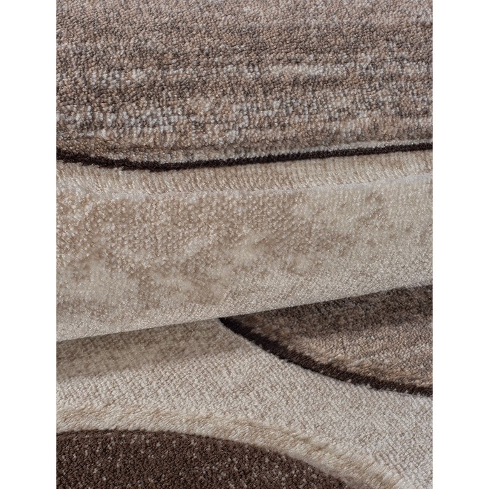 

Ковёр овальный Mega carving d465, размер 80x150 см, цвет beige