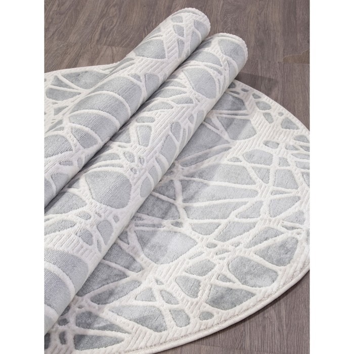 

Ковёр овальный Miranda d967, размер 80x150 см, цвет blue-cream