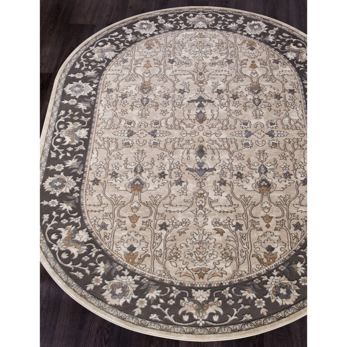 

Ковёр овальный Serenity d741, размер 80x140 см, цвет beige