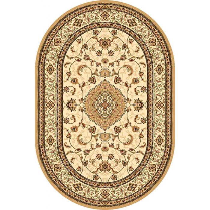 

Ковёр овальный Olympos d389, размер 80x150 см, цвет beige