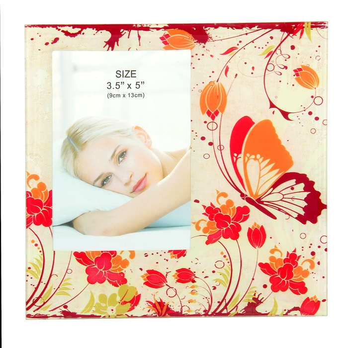 Фоторамка "Оранжевая бабочка" 9х13 см