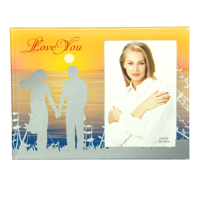 Фоторамка "Восход солнца" зеркальная, 9х13 см