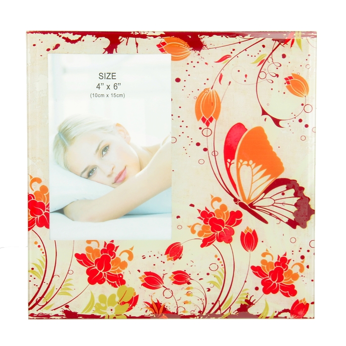 Фоторамка "Оранжевая бабочка" 10х15 см