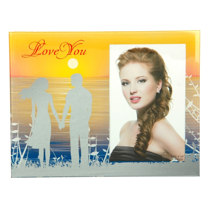 Фоторамка "Восход солнца" зеркальная, 10х15 см