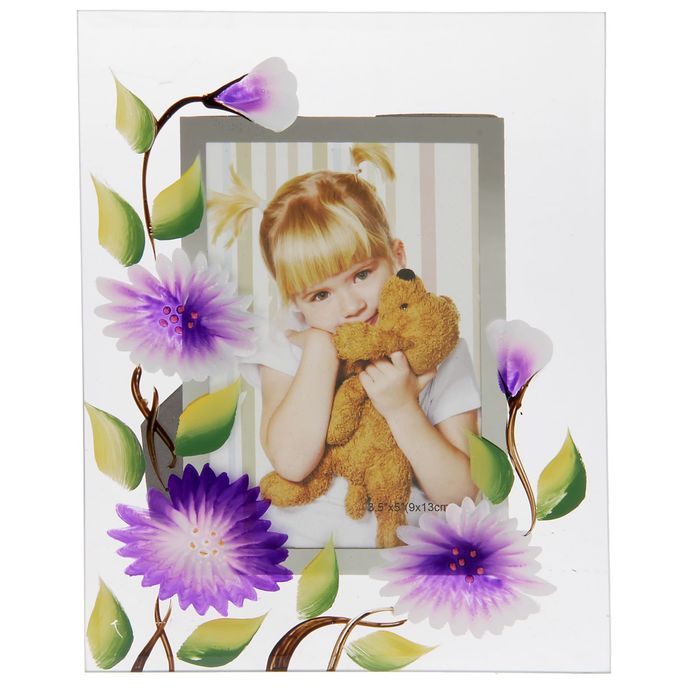 Фоторамка "Фиолетовые цветы" 9х13 см