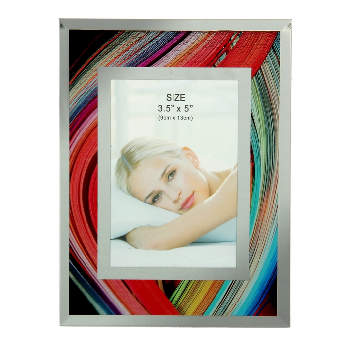 Фоторамка перламутровый блеск "Краски" 9х13 см