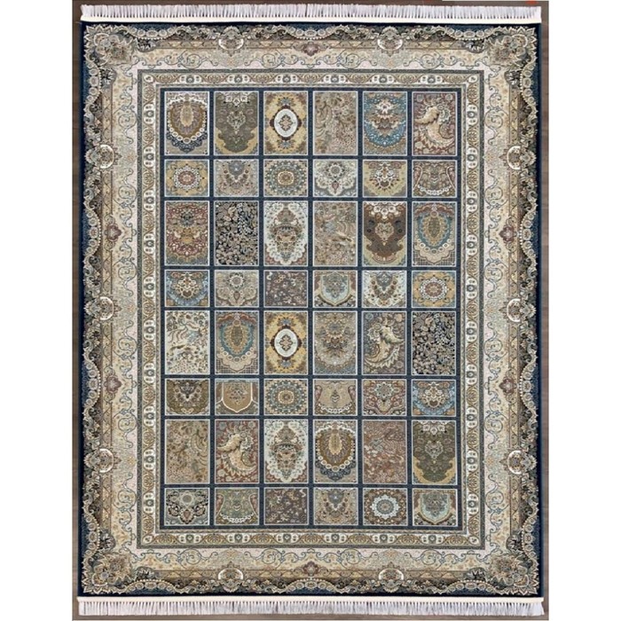 

Ковёр прямоугольный Mashad 1500 G139, размер 150x225 см, цвет d.blue