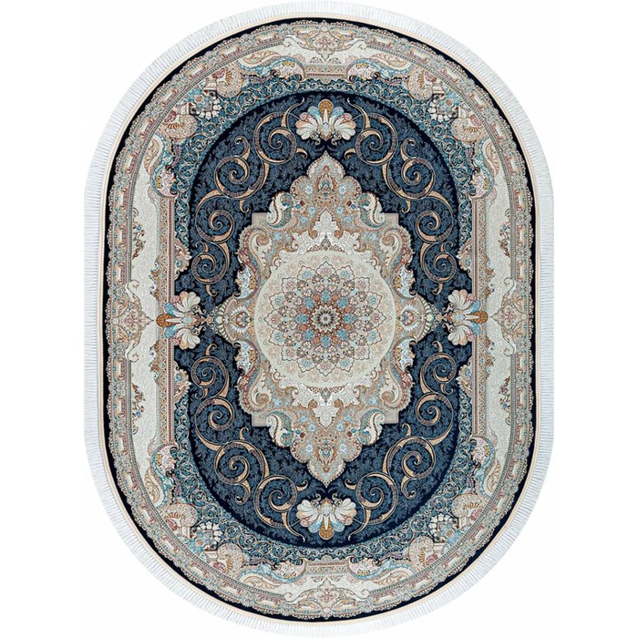 

Ковёр овальный Mashad 1500 G144, размер 80x150 см, цвет d/ blue