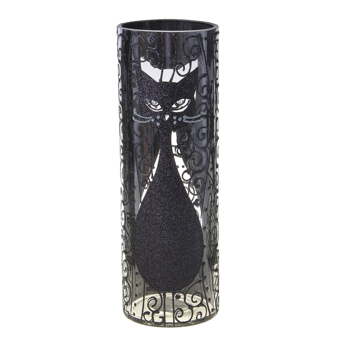 Ваза "Чёрная кошка", цилиндр
