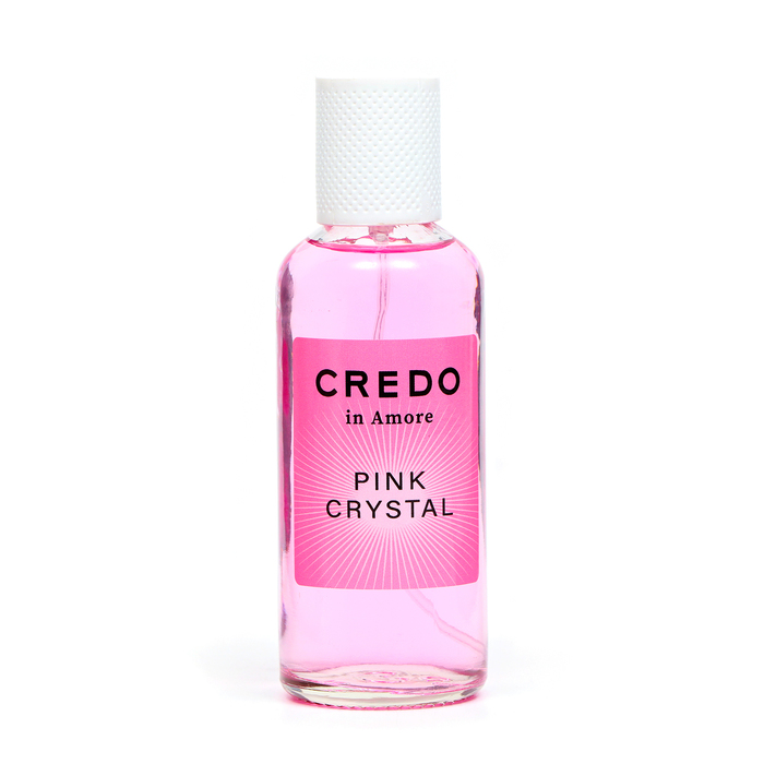 Туалетная вода женская Credo in Amore Pink Crystal, 100 мл (по мотивам Bright Crystal (Versace)