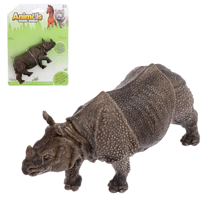 Фигурка животного «Носорог» изысканная подробная новинка миниатюрная ландшафтная декоративная фигурка животного для детей