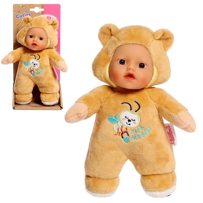 цена Кукла интерактивная для малышей «Милый Мишка», BABY born, 18 см