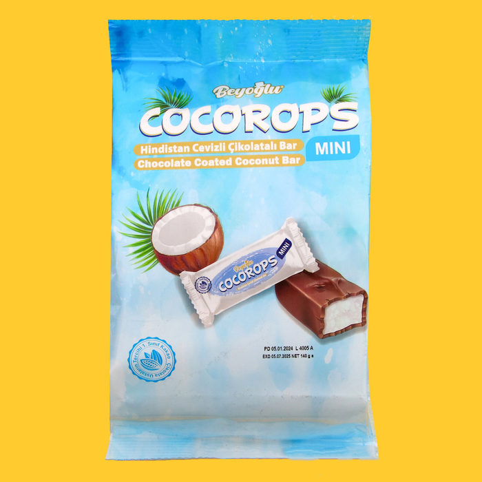 Батончик шоколадный Cocorops,мини, с кокосом, 140 г