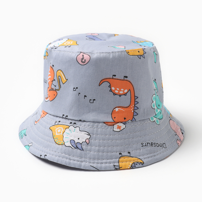 

Панама детская KAFTAN "Дино" р.52 серый