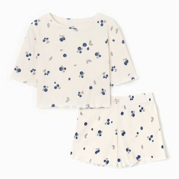 

Пижама женская (футболка и шорты) KAFTAN Blueberry р. 48-50
