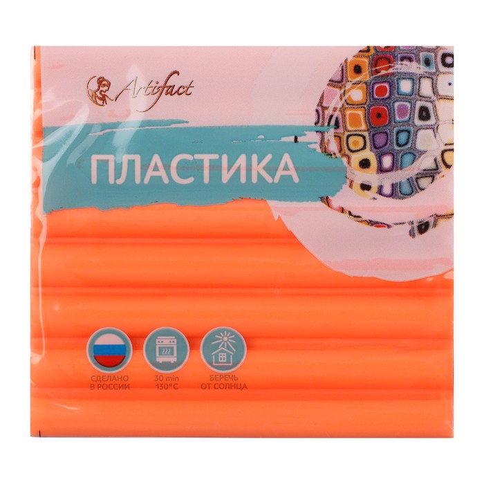 

Пластика - полимерная глина, 56 г, флуоресцентный, оранжевый