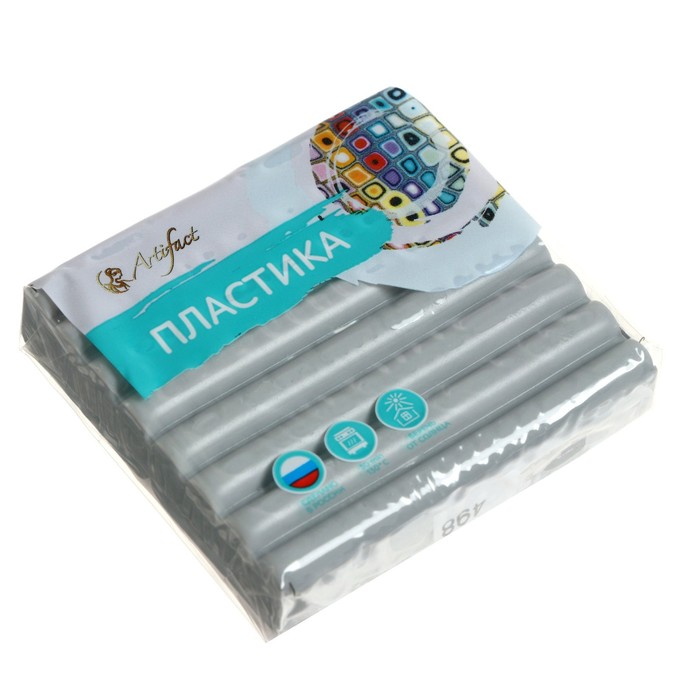 

Пластика - полимерная глина, 50 г, "Суперпрочная формула", Французский серый